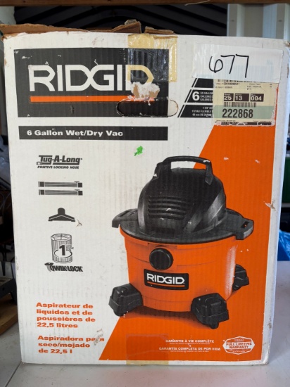 Ridgid 6-Gallon Wet/Dry Vac