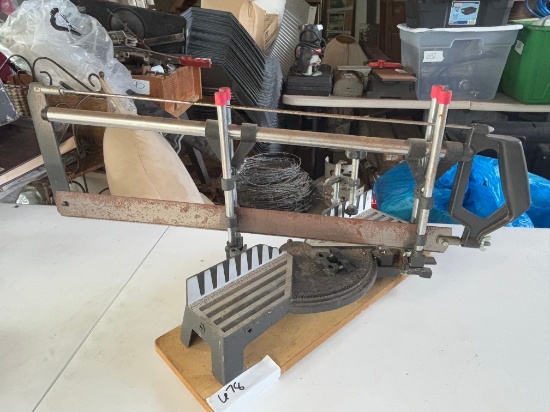 Vintage Hand-Powered Miter Saw