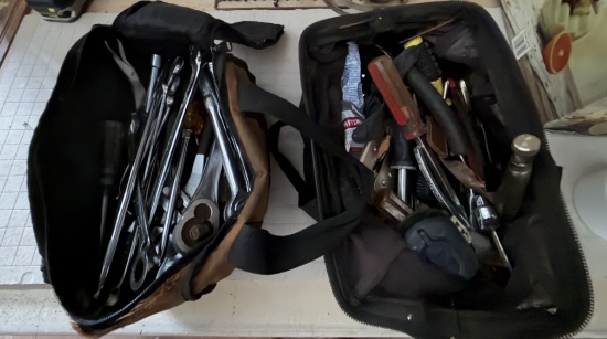 Assorted Tool Bags with Tools