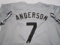 Tim Anderson of the Chicago White Sox signed autographed baseball jersey PAAS COA 454
