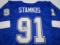 Steven Stamkos of the Tampa Bay Lightning signed autographed hockey jersey PAAS COA 631