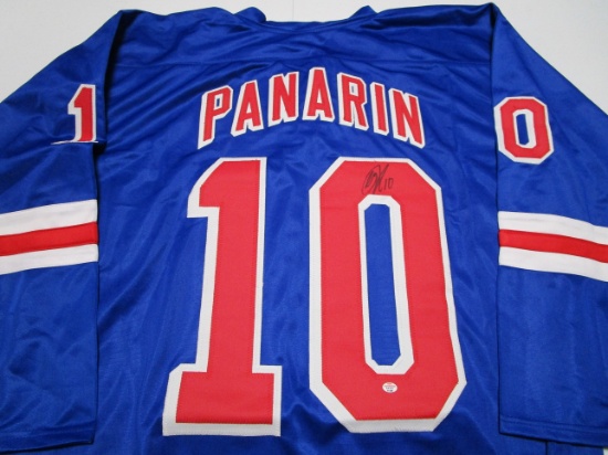 Artemi Panarin of the New York Rangers signed autographed hockey jersey PAAS COA 498