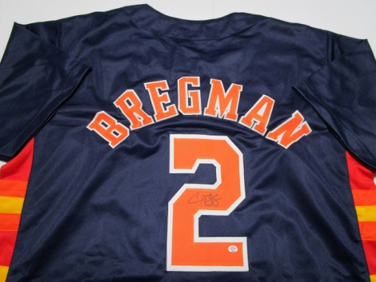 Alex Bregman of the Houston Astros signed autographed baseball jersey PAAS COA 642
