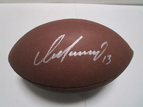 Dan Marino of the Miami Dolphins signed autographed full size brown football PAAS COA 951