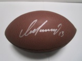 Dan Marino of the Miami Dolphins signed autographed full size brown football PAAS COA 951