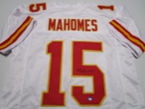 Patrick Mahomes of the KC Chiefs signed autographed football jersey TAA COA 997