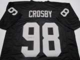 Maxx Crosby of the LV Raiders signed autographed football jersey PAAS COA 058