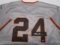 Willie Mays of the SF Giants signed autographed baseball jersey TAA COA 753