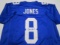 Daniel Jones of the NY Giants signed autographed football jersey PAAS COA 969