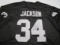 Bo Jackson of the Oakland Raiders signed autographed football jersey PAAS COA 620