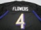 Zay Flowers of the Baltimore Ravens signed autographed football jersey PAAS COA 919