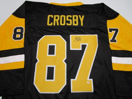 Sidney Crosby of the Pittsburgh Penguins signed autographed hockey jersey PAAS COA 699