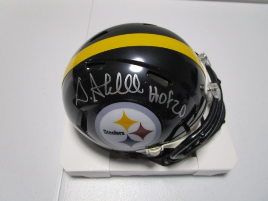 Donnie Shell of the Pittsburgh Steelers signed autographed mini football helmet TriStar COA 976