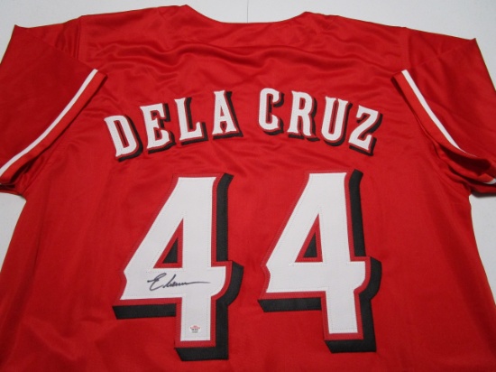 Elly De La Cruz of the Cincinnati Reds signed autographed baseball jersey PAAS COA 237