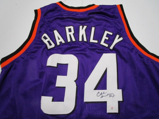 Charles Barkley of the Phoenix Suns signed autographed basketball jersey PAAS COA 373
