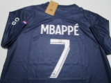 Kylian Mbappe of Paris Saint Germain signed autographed soccer jersey PAAS COA 617