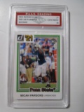Micah Parsons Penn State 2021 Donruss DP ROOKIE #27 graded PAAS Gem Mint 10