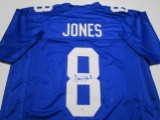 Daniel Jones of the NY Giants signed autographed football jersey PAAS COA 969