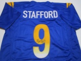 Matthew  Stafford of the LA Rams signed autographed football jersey PAAS COA 292
