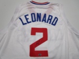 Kawhi Leonard of the LA Clippers signed autographed basketball jersey Legends COA 378