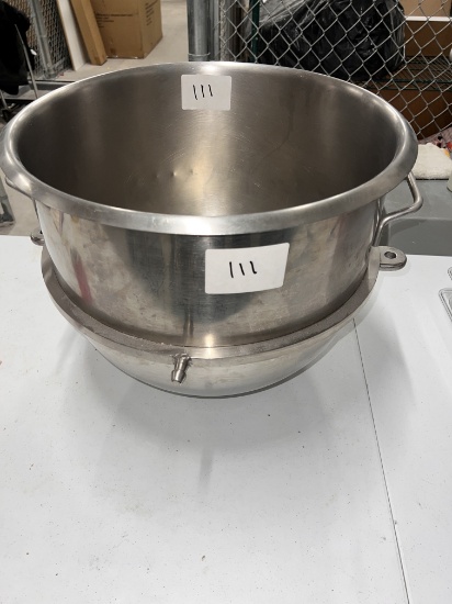 Large S/S  Bowl for  a 60 Quart Mixer