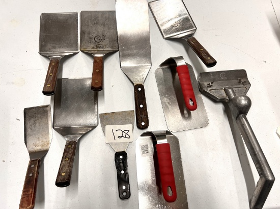 S/S Heavy Duty Grill Scappers and Spatulas