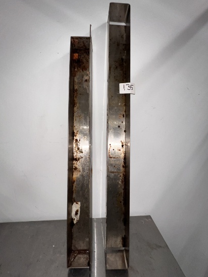S/S Double Over Shelf, 48" X 18" 32"