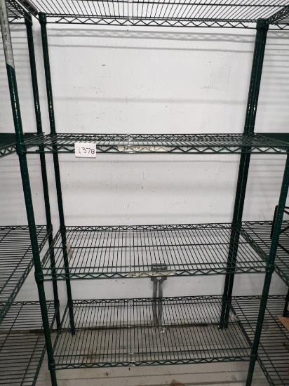 Coated Metro Shelve, (4) Shelves, 42" X 18" X 75"