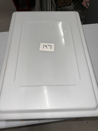 Clear Plastic Bins withCover, 25" X 18" X 15" Hi