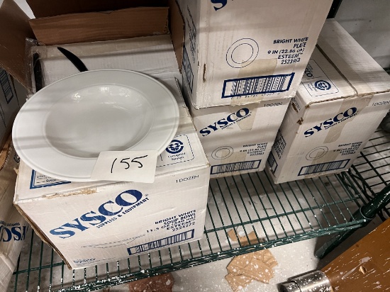 Brand New Boxed Sysco 11.5 White Soup Bowls