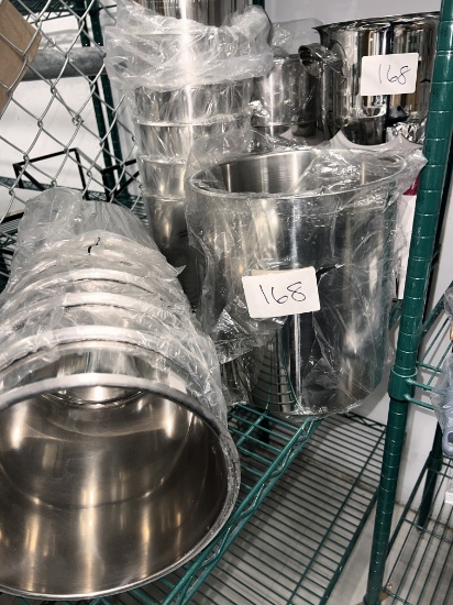 Brand New S/S Round Inserts and Wine Buckets