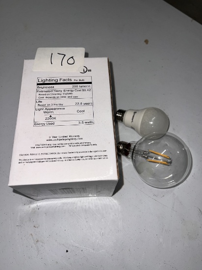 Assorted Specialty lightbulbs