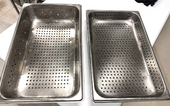 Full Size Steamer Pans, 2" & 4" Deep