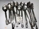 Spoons Solid and Slotted S/S  Serving Spoons