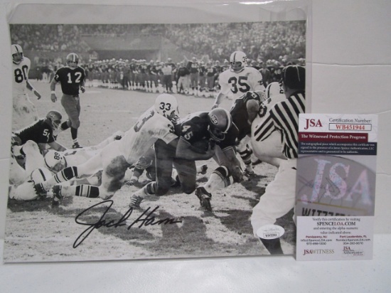 Jack Ham of Penn State signed autographed 8x10 photo JSA COA 944