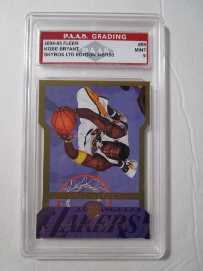 Kobe Bryant Lakers 2004-05 Fleer Skybox LE 145/150 #69 graded PAAS Mint 9