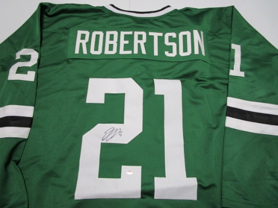Jason Robertson of the Dallas Stars signed autographed hockey jersey PAAS COA 569