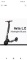 Aria Lx Gray 350 watt Electric Scooter with 36 Volt Power