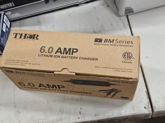 Thor 6v/12v battery charger/maintainer - New, in Box