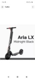 Aria Lx Midnight Black 350 watt Electric Scooter with 36 Volt Power