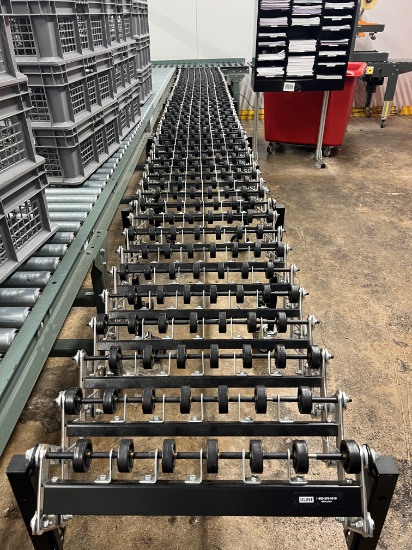 Uline 18 ft expandable skate conveyor