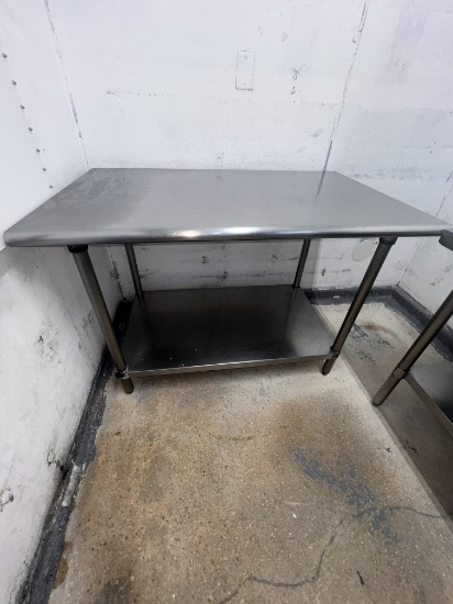 S/S Table, 48" X 30"