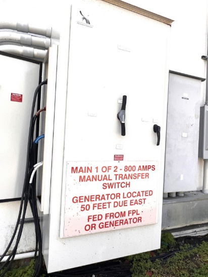 PSI Controls 800 Amp Manual Transfer Switch