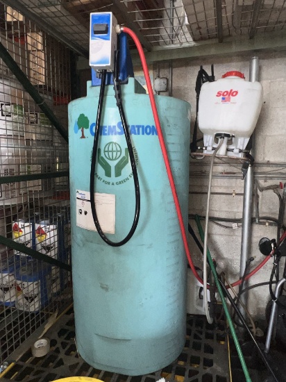 150 Gallon Chem Station on Drainage Pallet with Universal Spoll Kit # 80030