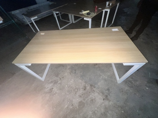 Light Oak Side Table 20" X 32"