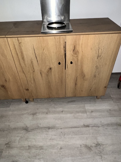 2 Door Wood Cabinet