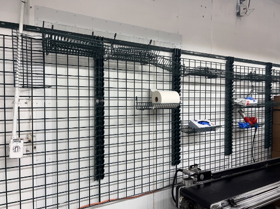 10 ft metro wall mount storage system with accessories
