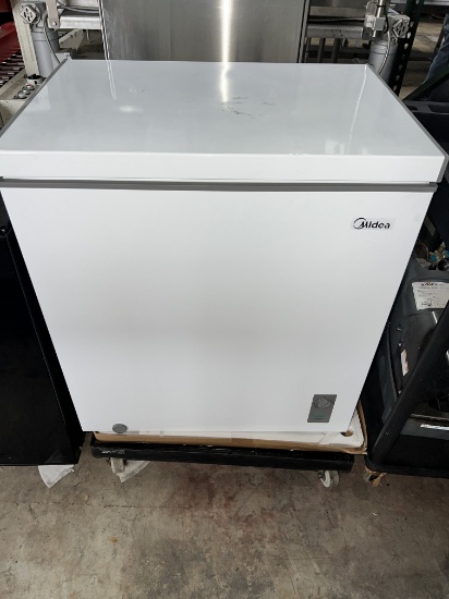 Brand New Midra Chest Freezer on Dolly, 22" X 30"
