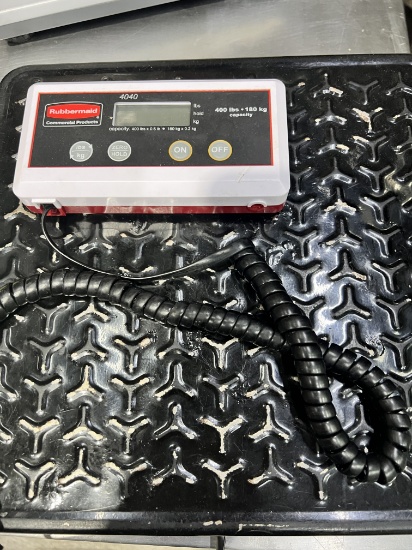 Rubbermaid Platform Scale, # 4040, 400 LB Capacity