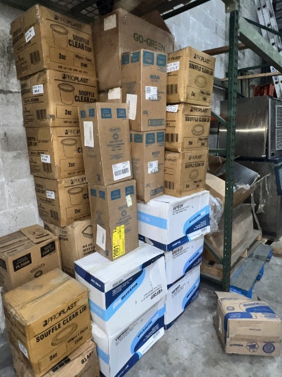Very Large Paper Lot, Take-Out Containers, Assorted Goods